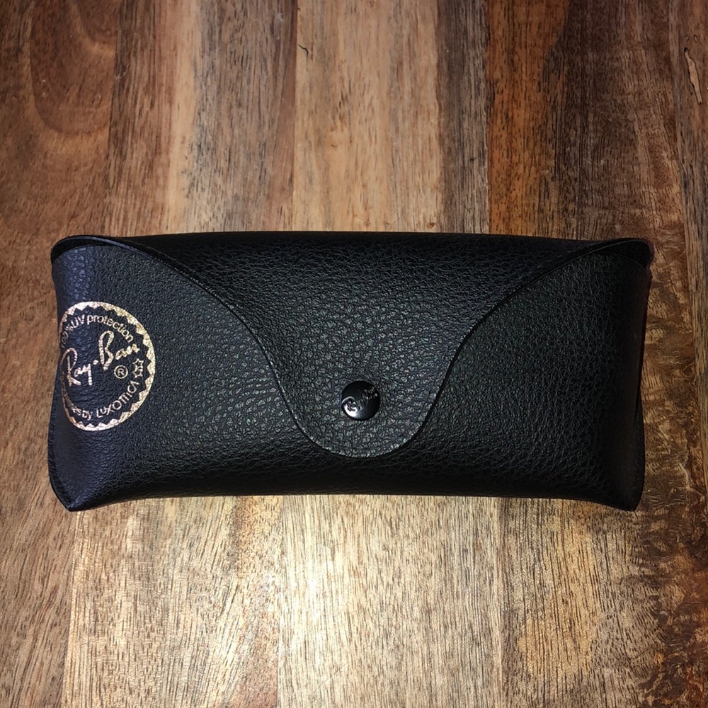 Ray Ban Black Leather Case